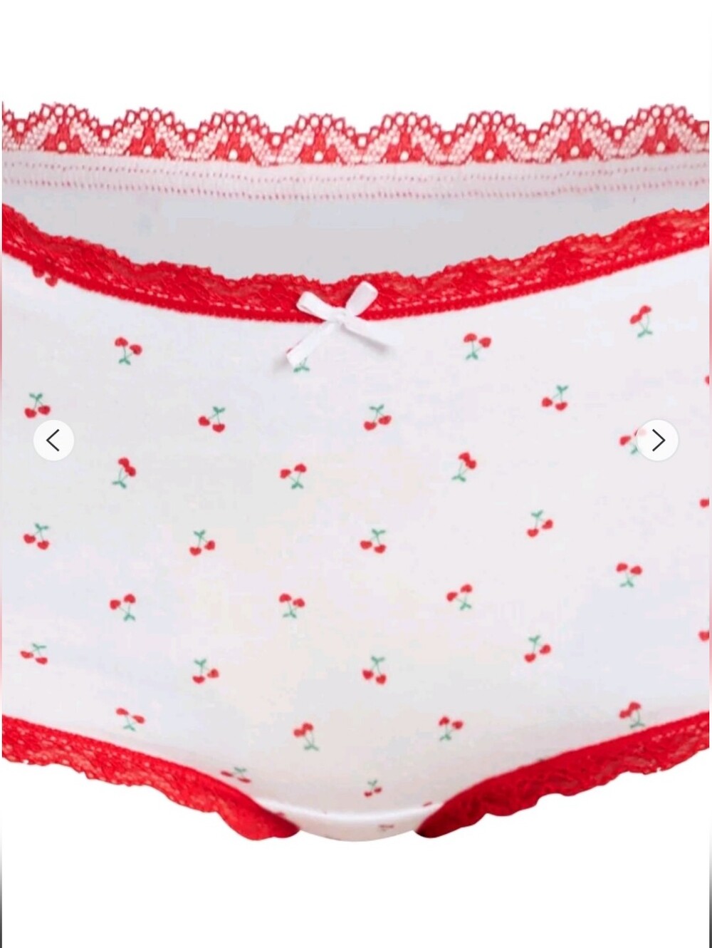 No Boundaries Red, White & Light Pink Lace Boyshort 4-Pack - Picture 4 of 8